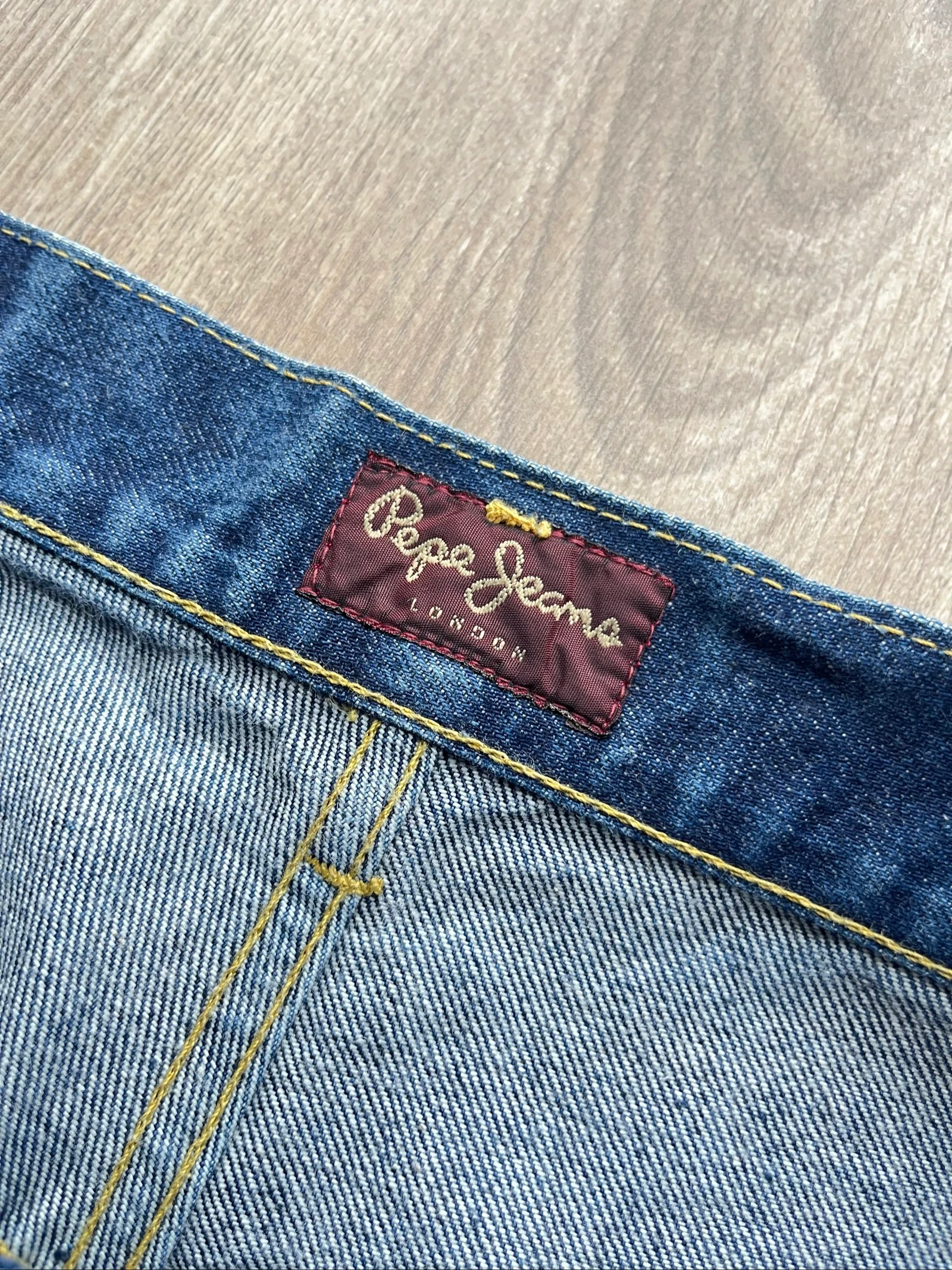 Pepe Jeans Denim Blue Vintage Y2K Archive Straight Regular Baggy Streetwear – photo 8